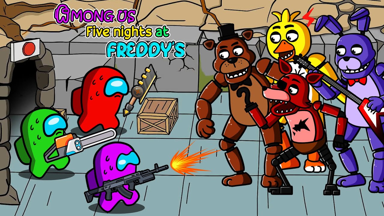 어몽어스 | AMONG US vs. ALL BOSS MONSTER FNAF ANIMATRONICS ( Five Nights at ...