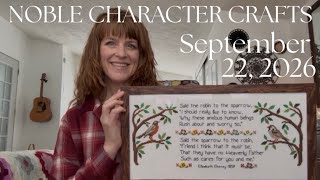 September 22, 2026 - Overheard in an Orchard Cross Stitch, Stripey Sock Knitting, Sewing Tote Bags