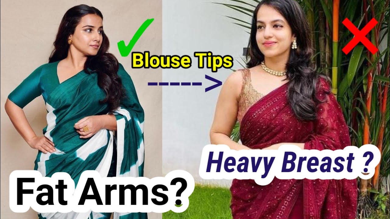 Blouse for Fat Women / Blouse For Fat Arms / Blouse for Heavy Breast /blouse  back neck design 2021 