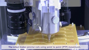 Revolutionizing Electronics Manufacturing with the Janome JR3000ERT Depaneling Robot #pcb #robotics