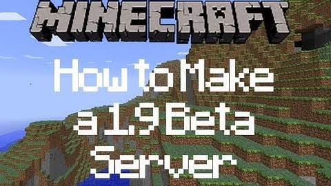 How to Make a Minecraft 1.9 Beta Server [MAC]