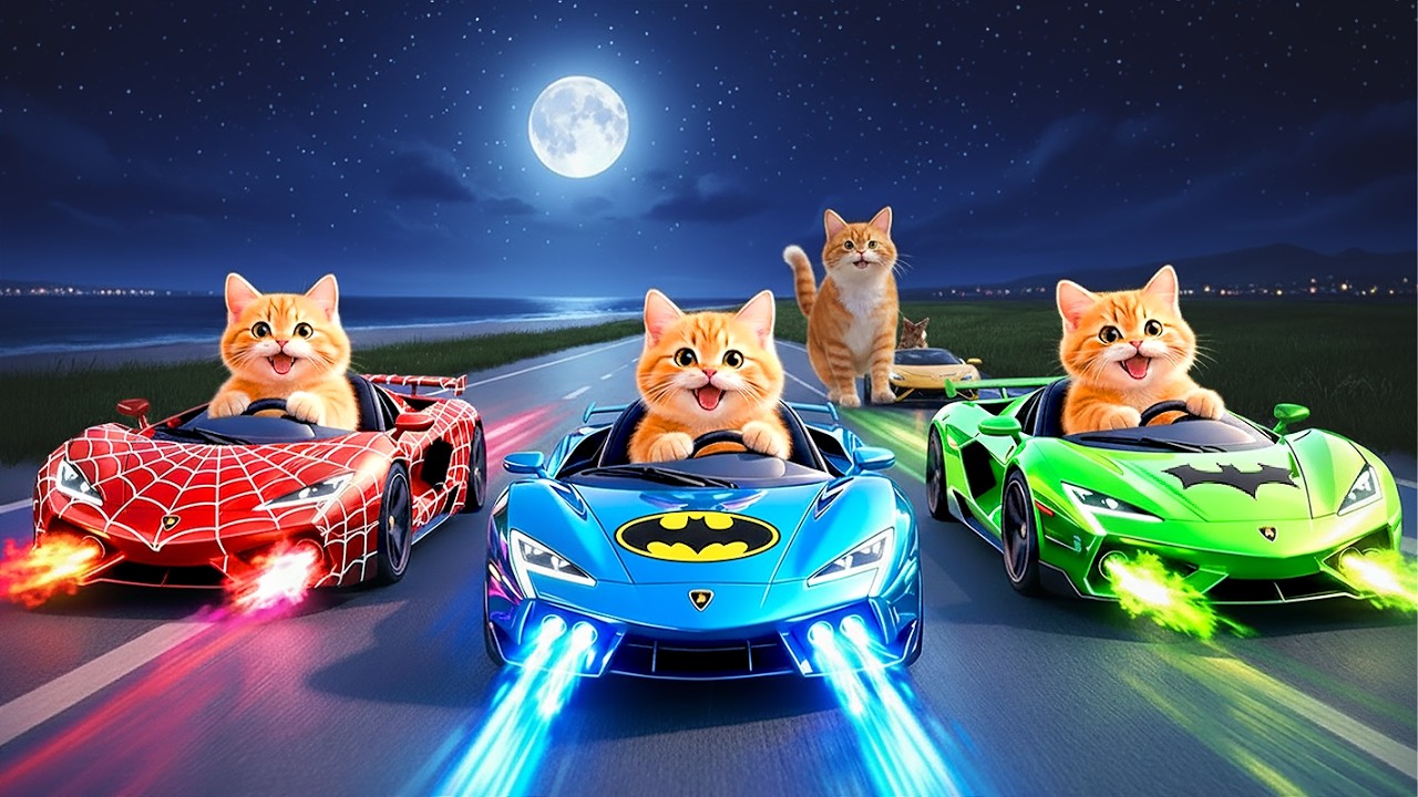 Mama Cat Trims Fur on the Farm and Makes Tiger Hat For Kittens At Home🐾🎩🐯