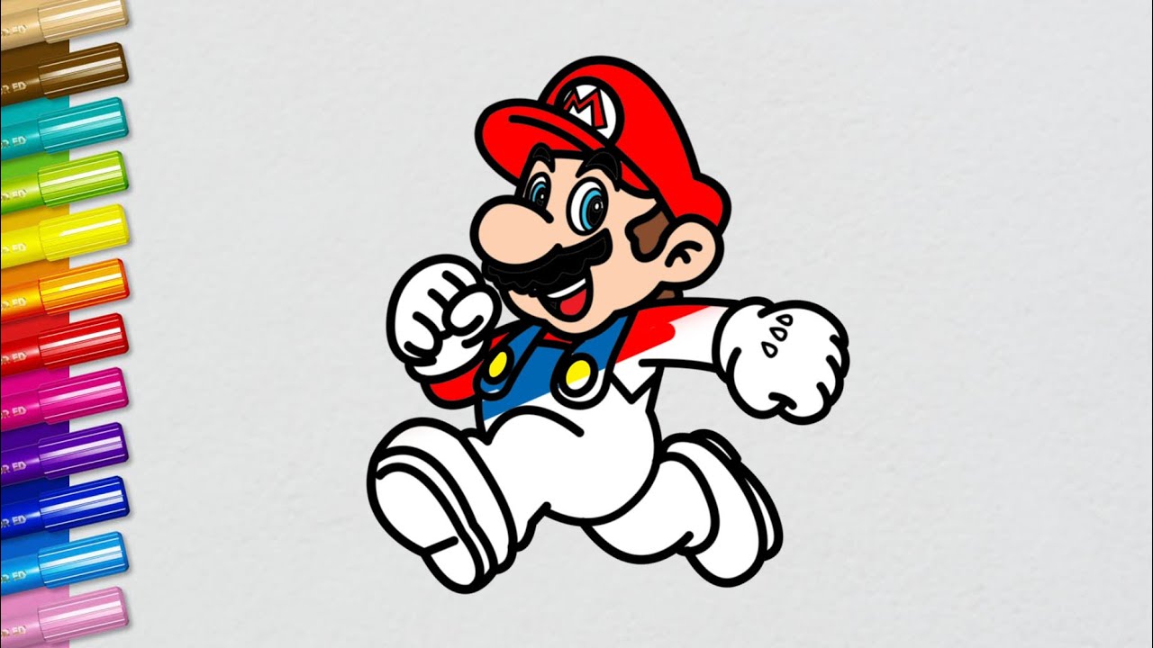 Super Mario – Princesa Daisy 02 – Imagens para Colorir