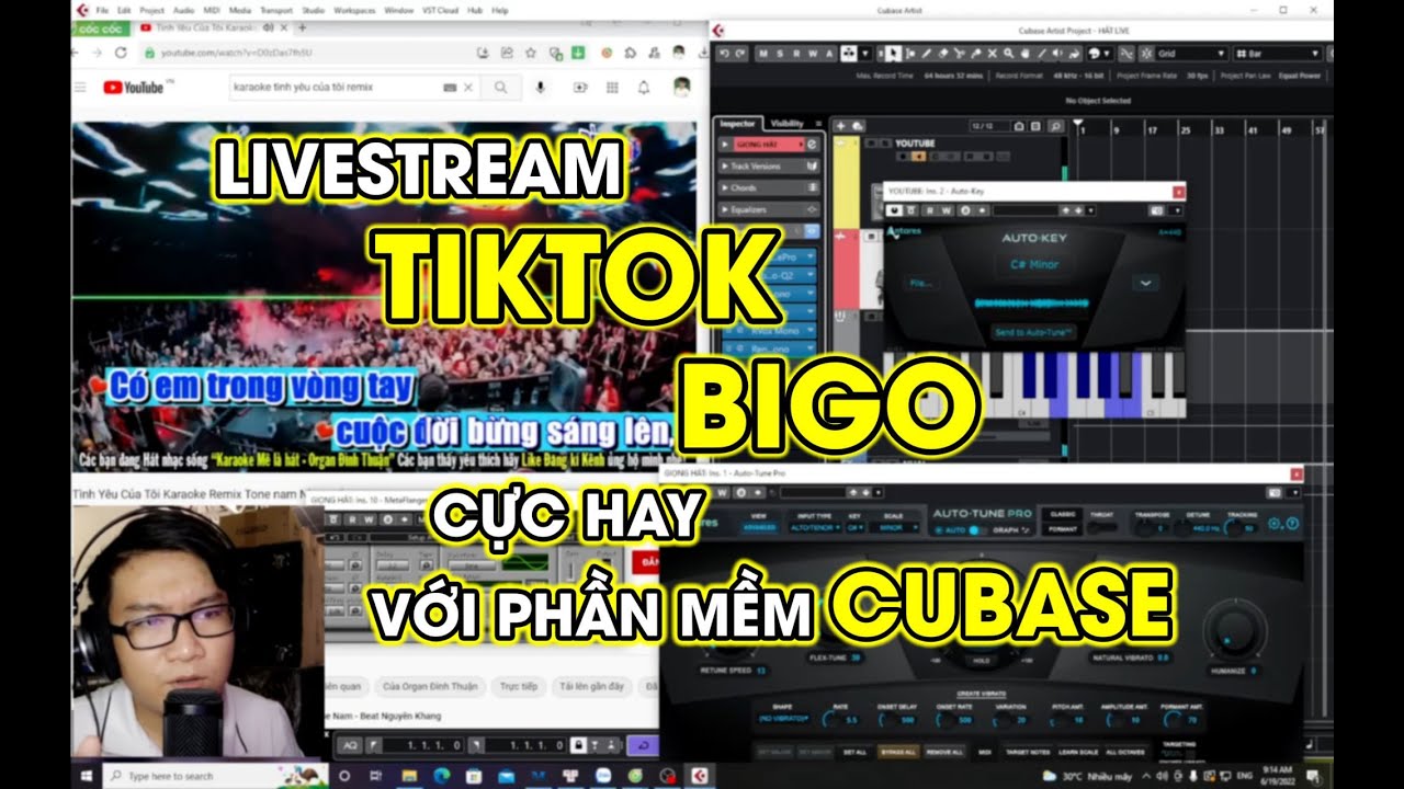 Dịch vụ cài phần mềm hát live cubase pro – studio one – autotune cực hay tại LÂM PHÁT studio