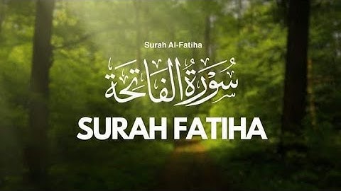 Surat Al-Fatihah(The opener)Mishary.                              Rashid Alafasy سورة الفاتحة