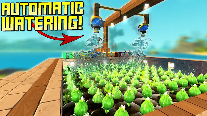 My Improved Automatic Watering System! And More Tips/Tricks  - Scrap Mechanic Survival Mode [SMS 12]