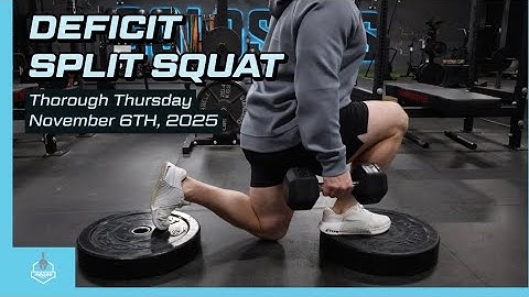 Deficit Split Squat
