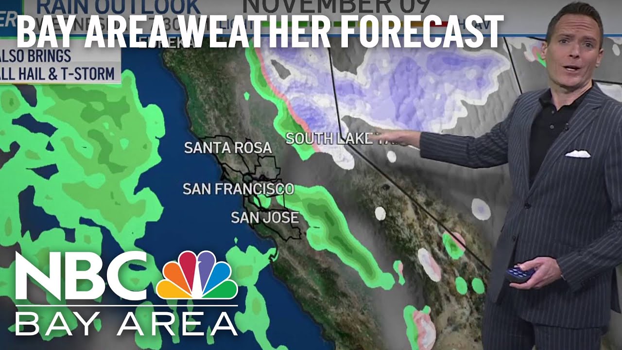 Bay Area Forecast Updated Rain & Sierra Snow Chances YouTube