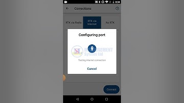 Comnav GNSS CORS Configuration using Field genius Android