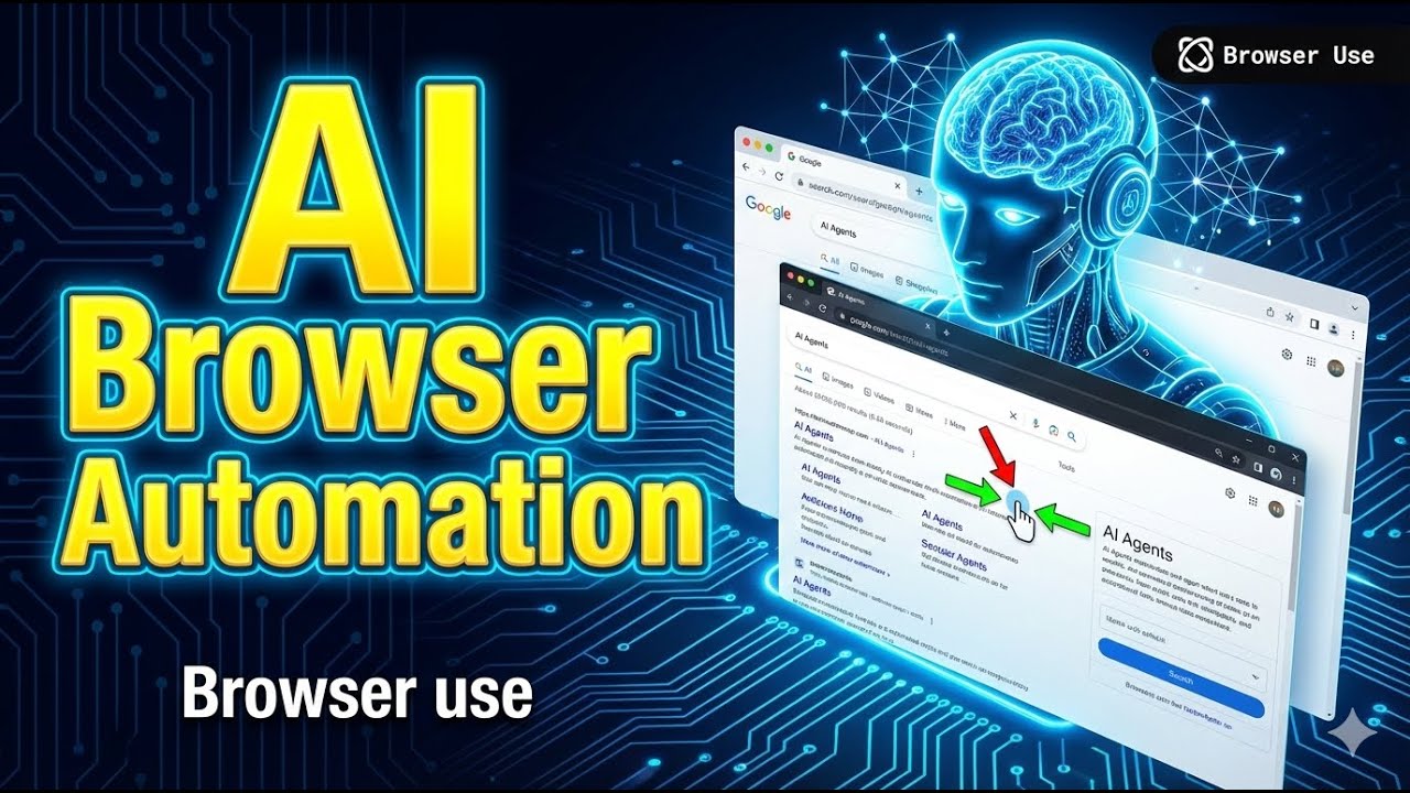 AI Automation: Automate Your Browser Using Browser Use (Tamil ) - YouTube