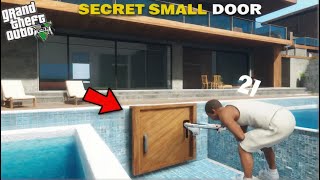 GTA 5 : Franklin Found Secret Bunker Near Franklin's Swimming Pool in GTA 5.. (GTA 5 Mods)