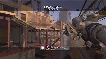 Mw3 Crane-Shot Suicide! New Map - Overwatch