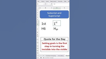 Subscript and Superscript in Excel #shorts #excel #exceltricks #exceltutorial #newcreationexcel #Piv