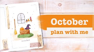 October 2025 | Bullet Journal Set Up | Plan With Me - Halloween Theme