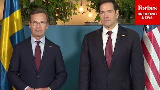 JUST IN: Rubio Meets With Swedish Pm Ulf Kristersson At NATO Event In Helsingborg, Sweden