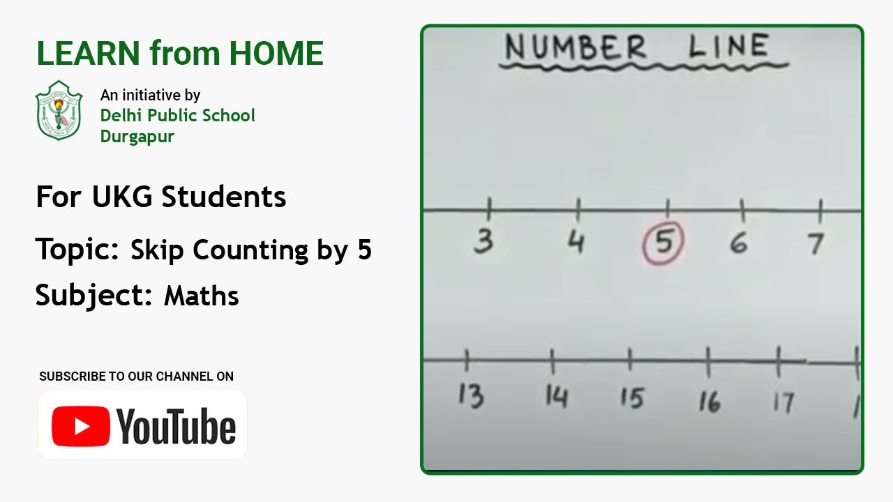 UKG | Skip Counting by 5 | Maths | Learn Skip Counting | Teacher - Joyeeta Mukherjee | DPS Durgapur
