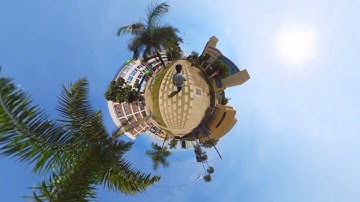 Beautiful City of Kigali on a Tiny Planet Effect [Car Free Zone]