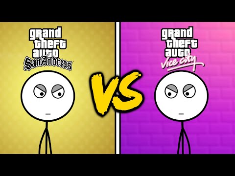 GTA Vice City Gamers VS GTA San Andreas Gamers