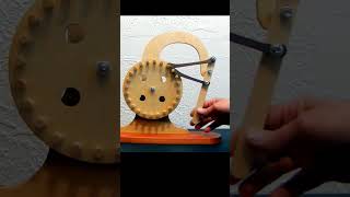 Wooden hand lever that activates the 15 degree rotary dispenser