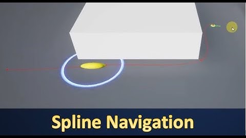 Spline Navigation plug in for Unreal Engine 4 Overview