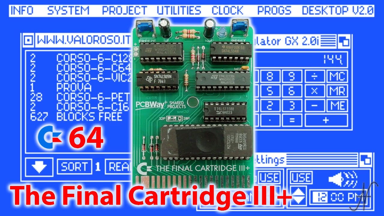 Tutorial montaggio The Final Cartridge III+, programmazione EPROM con ...