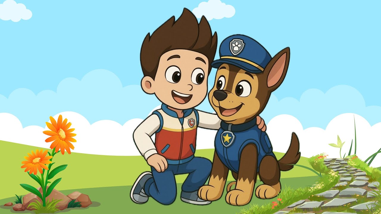 How to draw Ryder and Chase - Paw Patrol || Easy drawing 