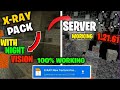 X-Ray Pack for Minecraft PE  1.21.51 100% Working in Server ANTI BAN