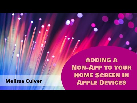 Add a Non-App to Your Home Screen - Parent Connect