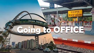 My office journey | BARRACKPORE to ECOSPACE.