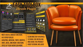 Work faster and better in ZBrush with Easy Toolbox by Artistic Squad