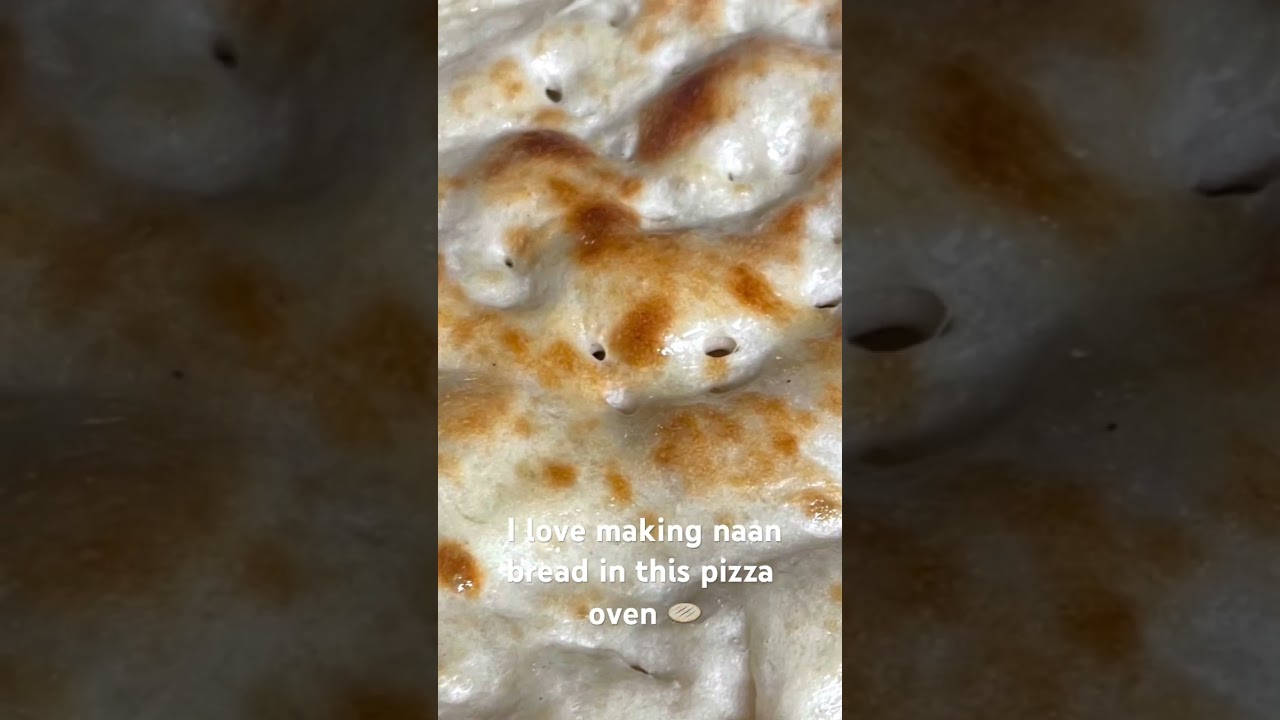 Quick naan bread in pizza maker 