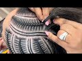 6 BRAIDS WITH SMALL BRAIDS BETWEEN 😍😍