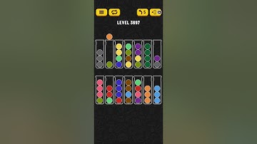 Ball Sort Puzzle Level 3697 = Cup Sort Puzzle Level 3697 = Water Sort Puzzle Level 3697 All the same