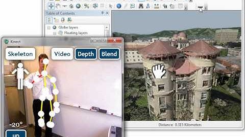 Kinect for ArcGlobe