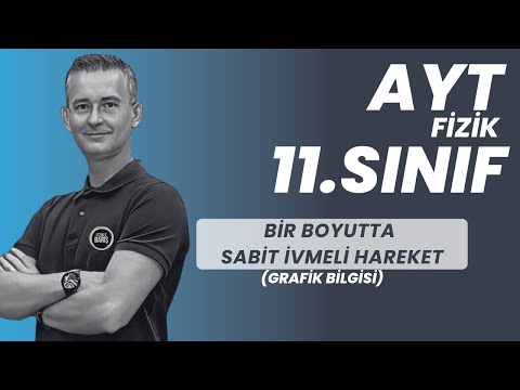 BİR BOYUTTA SABİT İVMELİ HAREKET GRAFİKLERİ KONU ANLATIMI VE SORU ÇÖZÜMÜ |AYT FİZİK | 11.SINIF FİZİK