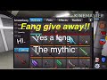 HOW TO WIN A FREE FANG (Roblox Assassin)