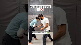 quick self defense from knife attack #selfdefense #kravmaga #mma #shorts #india #karate #trending