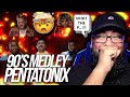 90s Dance Medley - Pentatonix REACTION | FIRST TIME HEARING