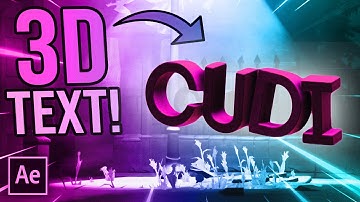 How To Create 3D Text For Your Montage/Edit! (How To Make A Montage #2) *UPDATED*