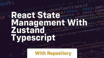 react state management with zustand typescript