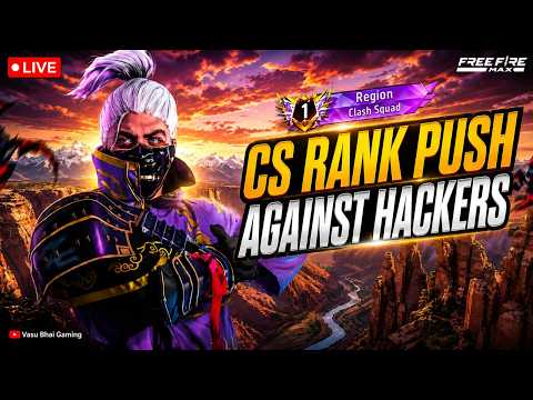 🔴 LIVE | CS Rank Push 😈 | Road to Heroic | Free Fire MAX Telugu Gameplay
