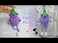 Crochet Long Limbed Eggplant Keychain Cute Crochet Tutorial Beginner Friendly 