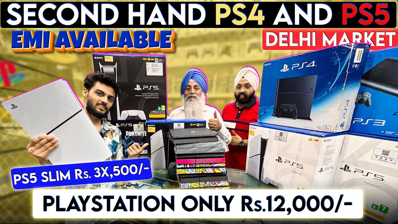 Cheapest Price PS3 And PS4 ₹13,000/- और PS5 ₹28,000/- सस्ते में Gaming Consoles 2025 Delhi|Vlog201