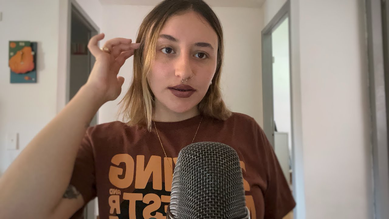 ASMR palabras detonantes rápidas, mouth sounds y visuales 