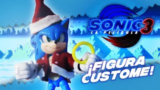 ¡CREÉ mi propia figura NAVIDEÑA de SONIC y quedó INCREÍBLE! 💙🎄