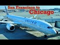 Full Flight: United Airlines B787-9 San Francisco to Chicago (SFO-ORD)