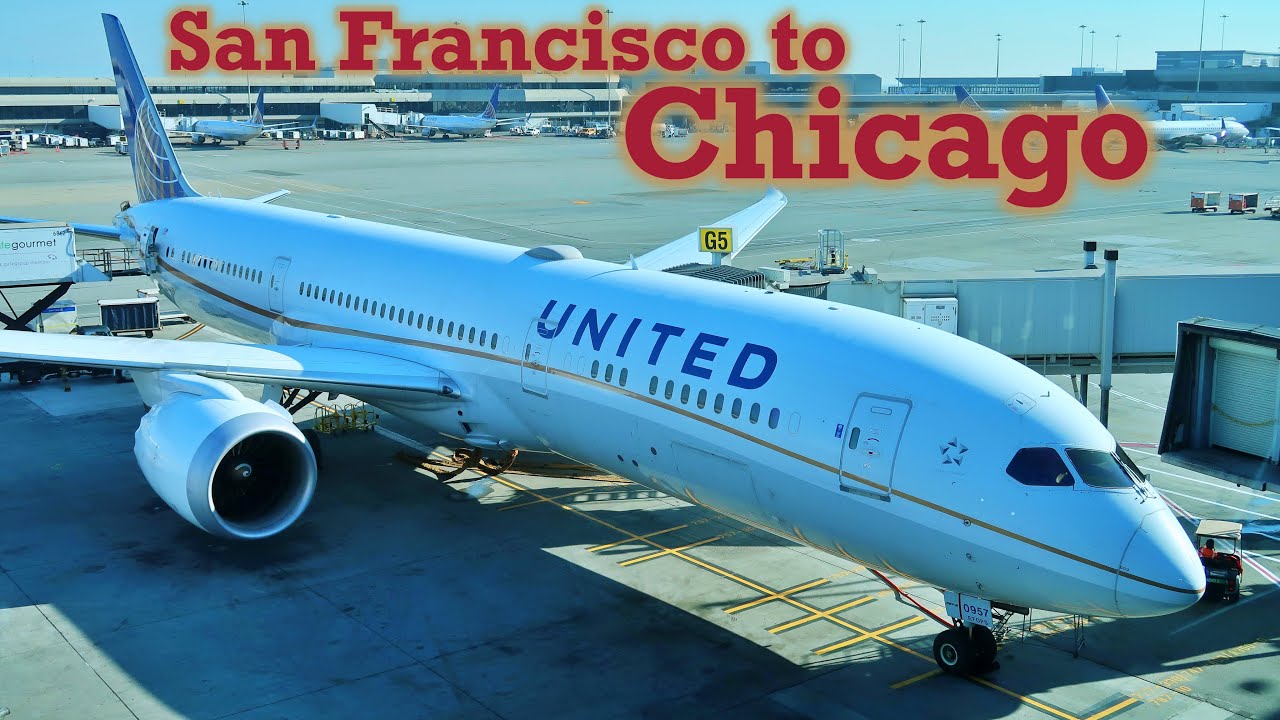 Full Flight: United Airlines B787-9 San Francisco to Chicago (SFO-ORD)