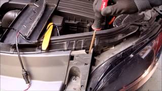 AUDI TT MK2 LED SIDELIGHT 501 UPGRADE INSTALLATION GUIDE HEADLAMP REMOVAL