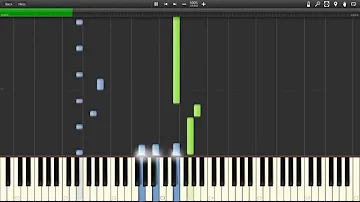 Dave Stewart & Candy Dulfer - Lily Was Here Piano (Synthesia)