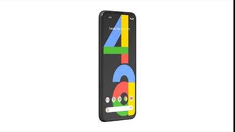 Google Pixel 4a - Just Black - Product 360